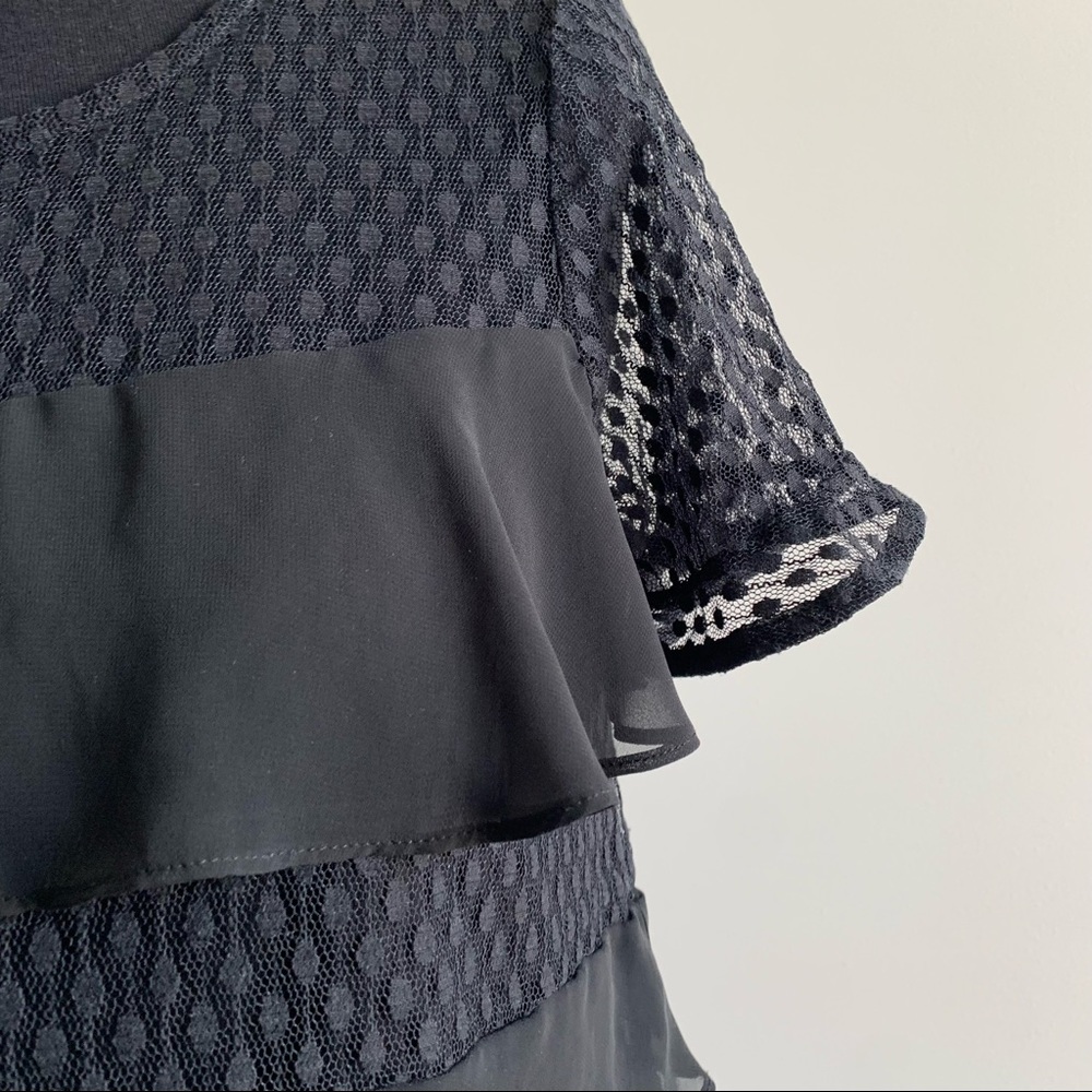 Witchery Ruffled lace top - M - Picture 2 of 6